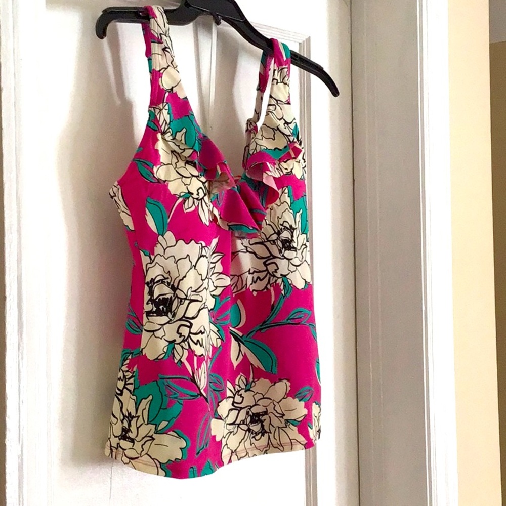 Floral Tankini one piece, Sz 8/10,